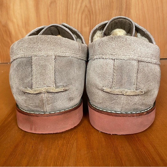 Mens 13 Ugg Faux Sherpa Loafers Brown SEF0058 - Picture 4 of 8